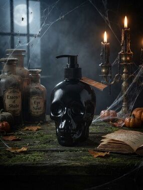 Skull Soap Dispenser with hand soap